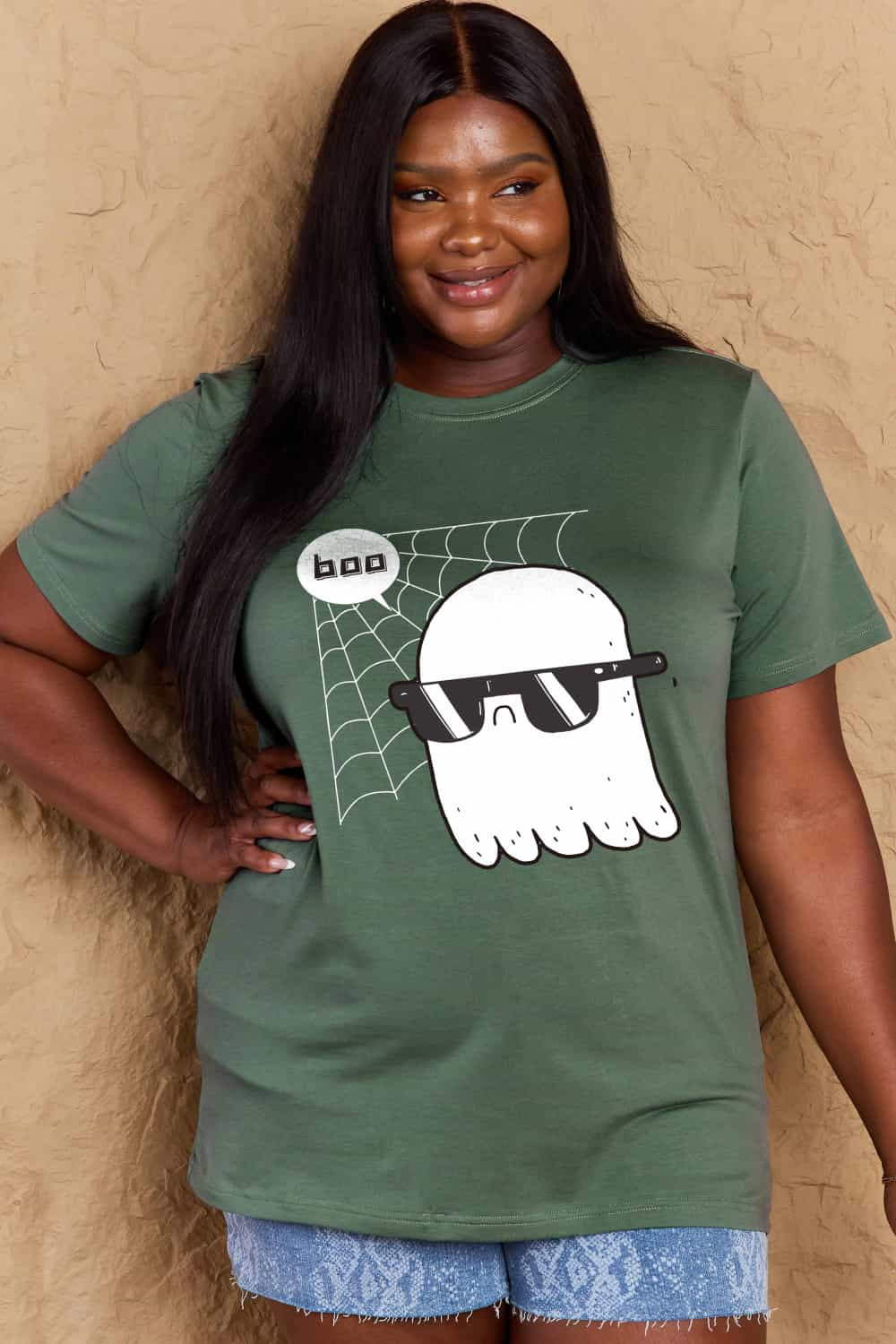 Simply Love Full Size BOO Graphic Cotton T-Shirt